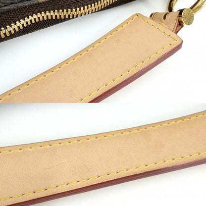 Louis Vuitton Monogram Sully PM Shoulder Bag Crossbody 2-Way Brown Gold — view 7