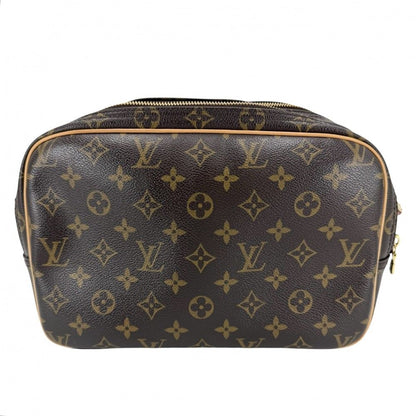 Louis Vuitton Shoulder Bag Reporter PM Crossbody Monogram Canvas Brown Gold — view 2