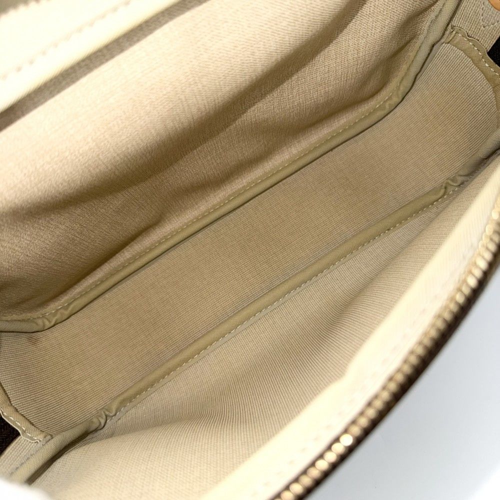 Louis Vuitton Shoulder Bag Reporter PM Crossbody Monogram Canvas Brown Gold — view 5