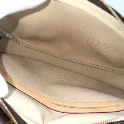 Louis Vuitton Shoulder Bag Reporter PM Crossbody Monogram Canvas Brown Gold — view 4