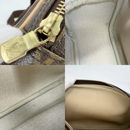Louis Vuitton Shoulder Bag Reporter PM Crossbody Monogram Canvas Brown Gold — view 7