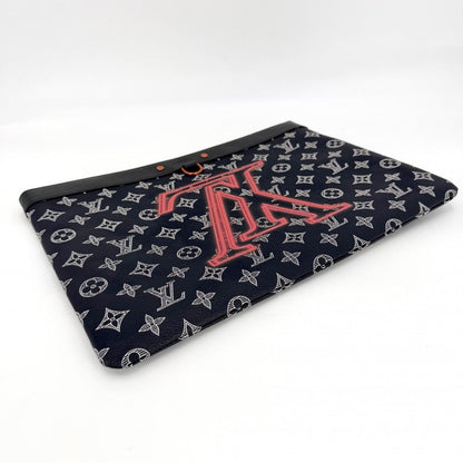 Louis Vuitton Clutch Monogram Ink Upside Down Jacket Pochette Apollo Second — view 3
