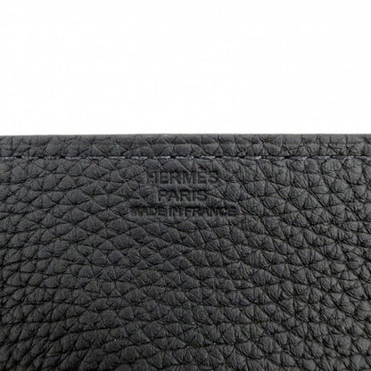 Hermes Ms Lurance Evelyne Vidopoche Tray Case Interior Taurillon Clemence Black — view 4