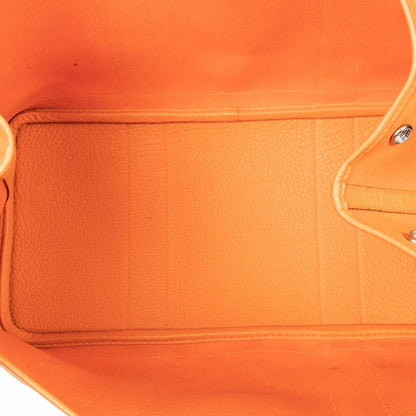 Hermes Garden Party Orange Toile Officier — view 9