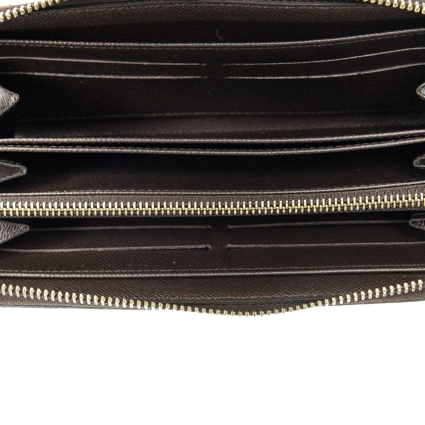 Louis Vuitton Zippy Wallet Brown Damier Ebene — view 3