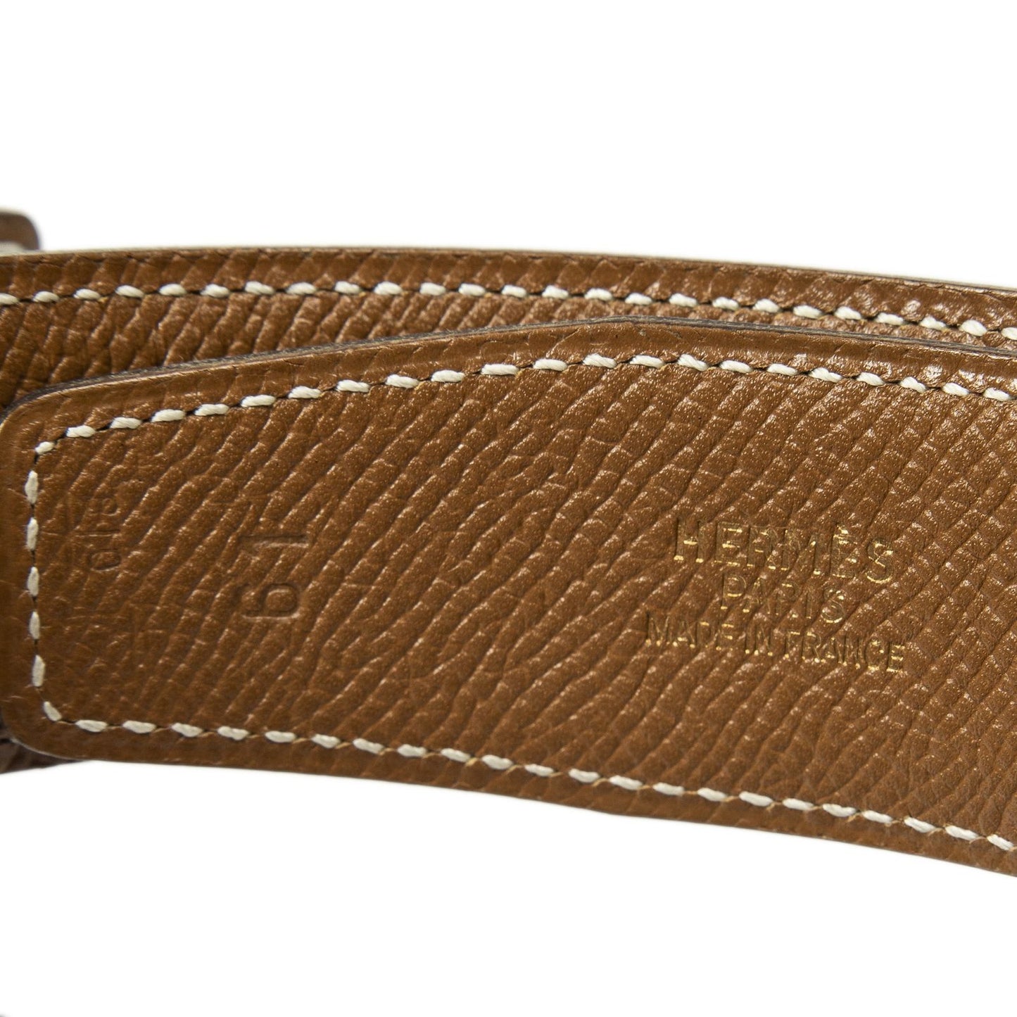 Hermes Constance Belt 32 mm Black Brown Box Leather — view 4