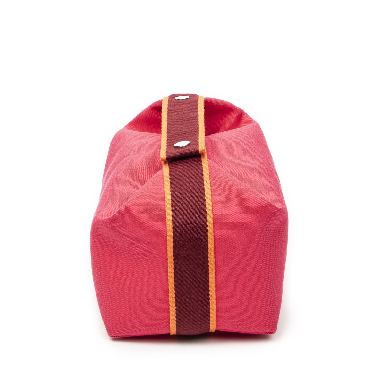 Hermes Bric-a-Brac Case Fuchsia Pink Toile Officier — view 3