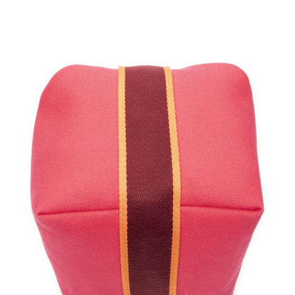 Hermes Bric-a-Brac Case Fuchsia Pink Toile Officier — view 7