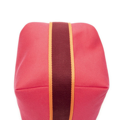 Hermes Bric-a-Brac Case Fuchsia Pink Toile Officier — view 8
