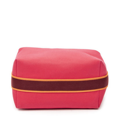 Hermes Bric-a-Brac Case Fuchsia Pink Toile Officier — view 6