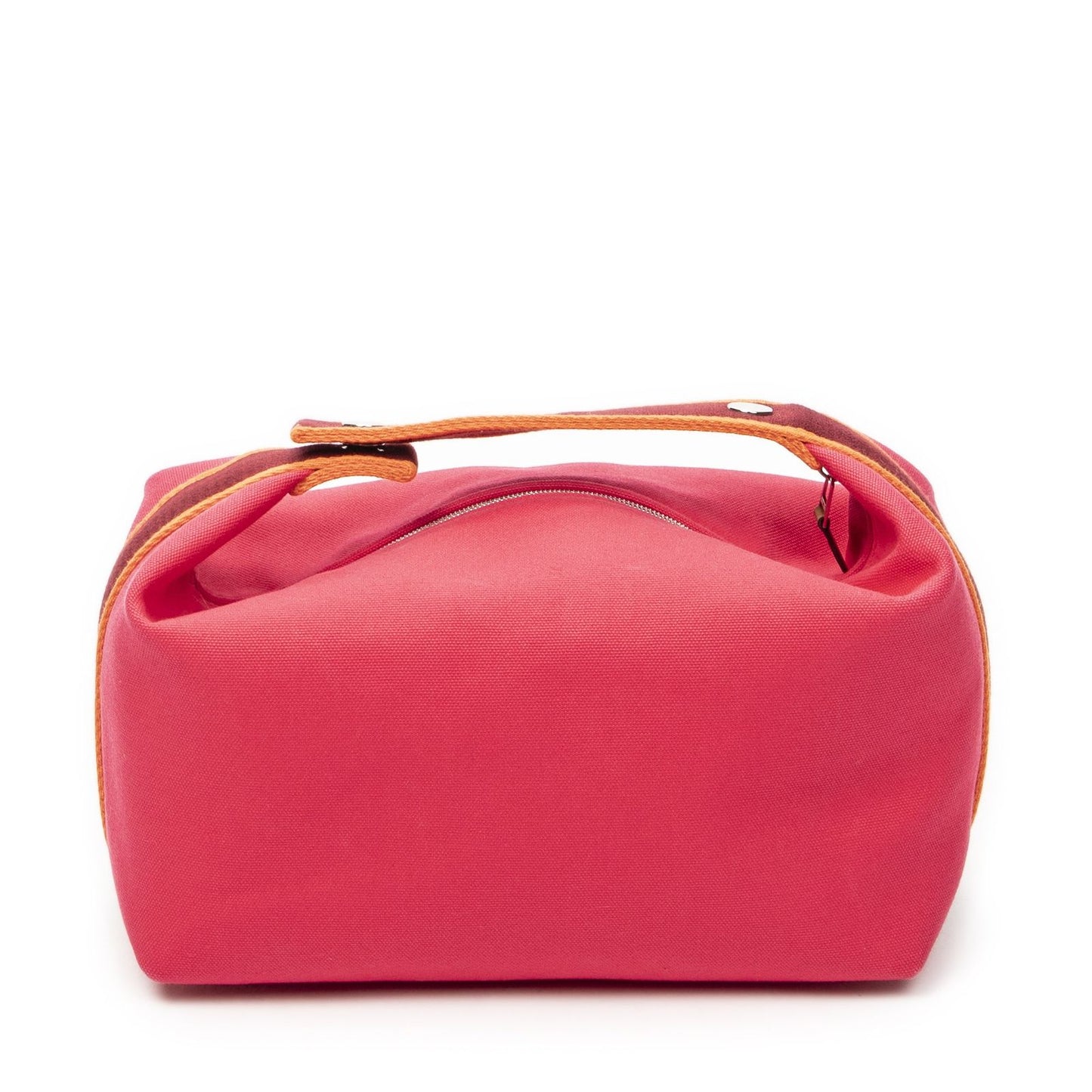 Hermes Bric-a-Brac Case Fuchsia Pink Toile Officier — view 5