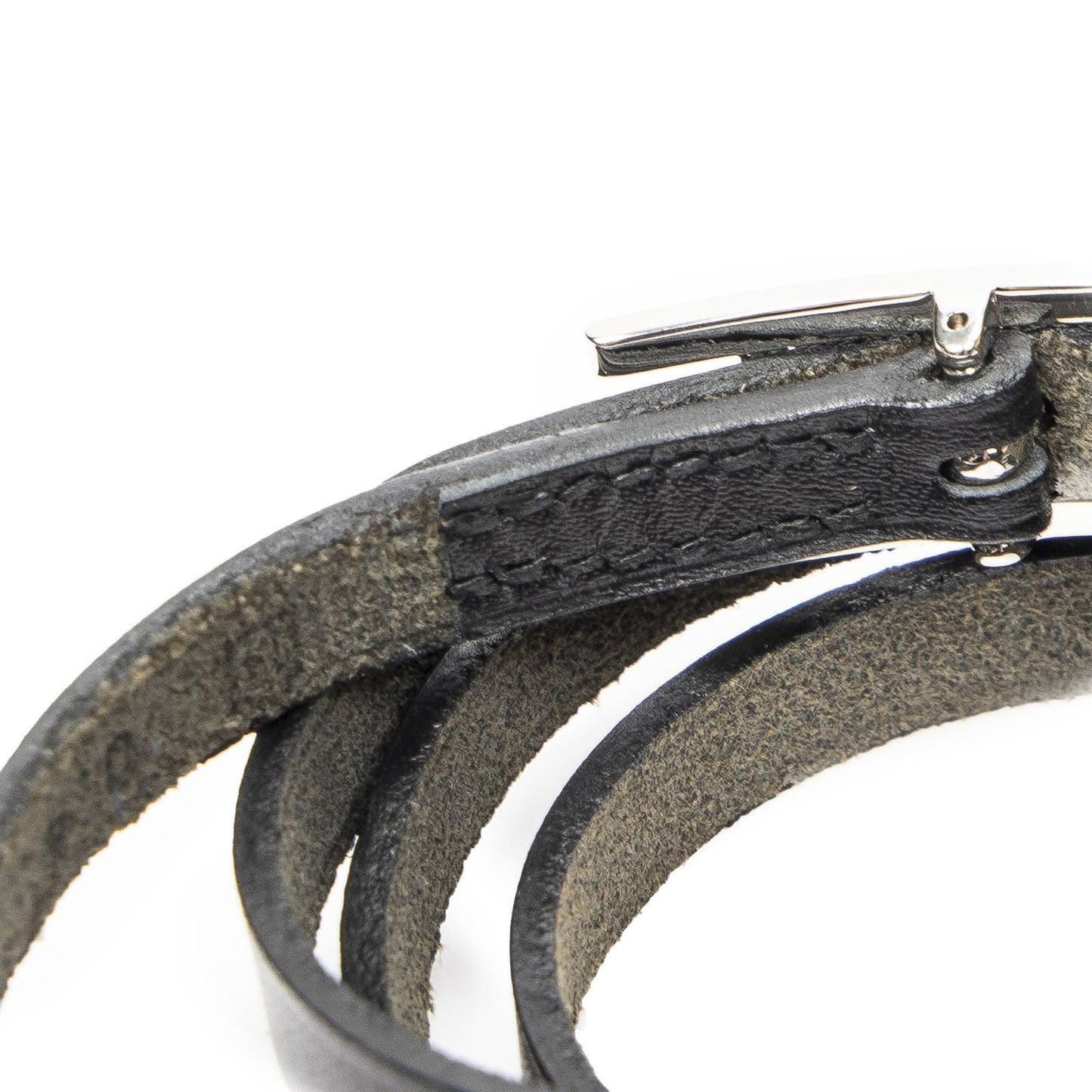 Hermes Behapi Triple Bracelet Black Swift Leather — view 4