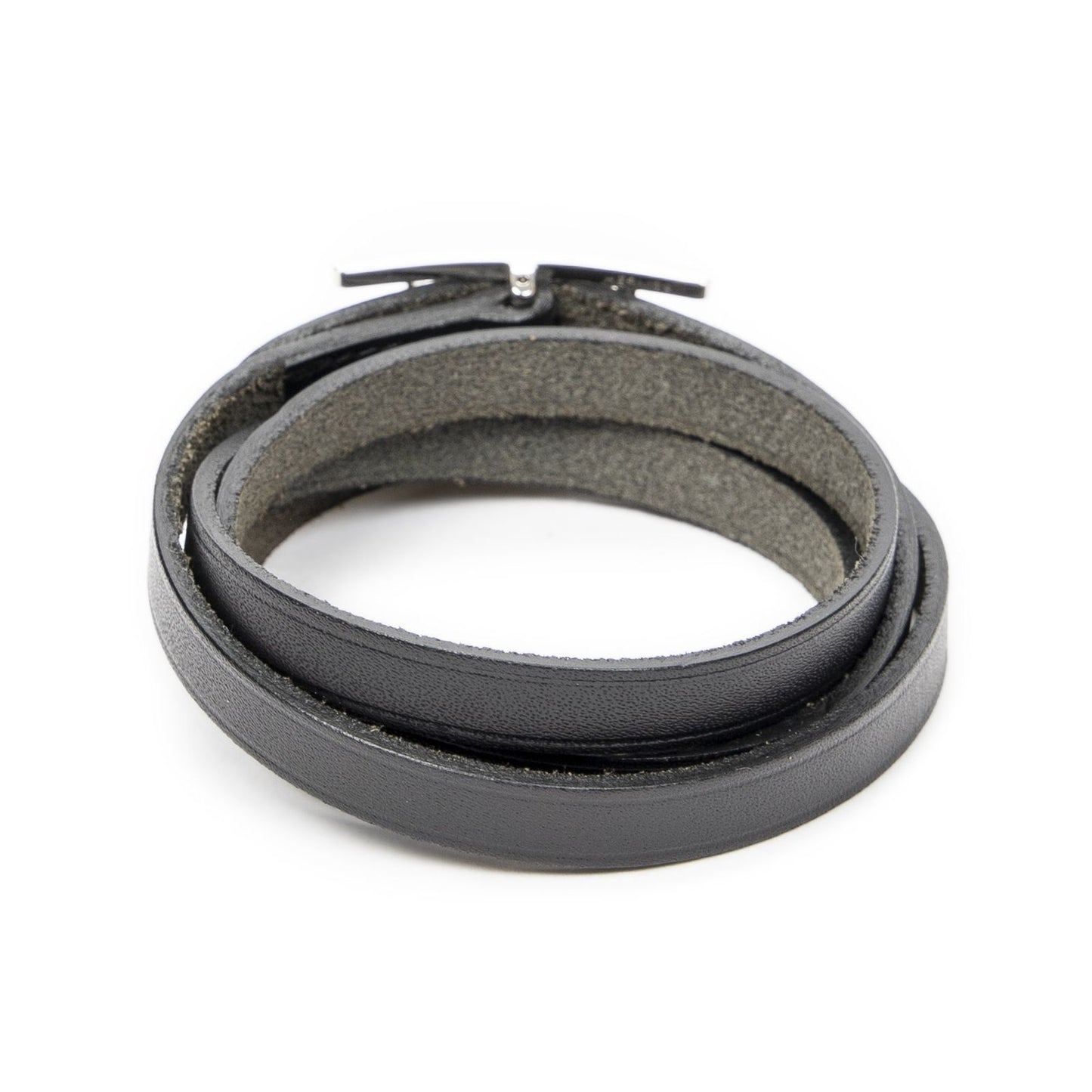 Hermes Behapi Triple Bracelet Black Swift Leather — view 2