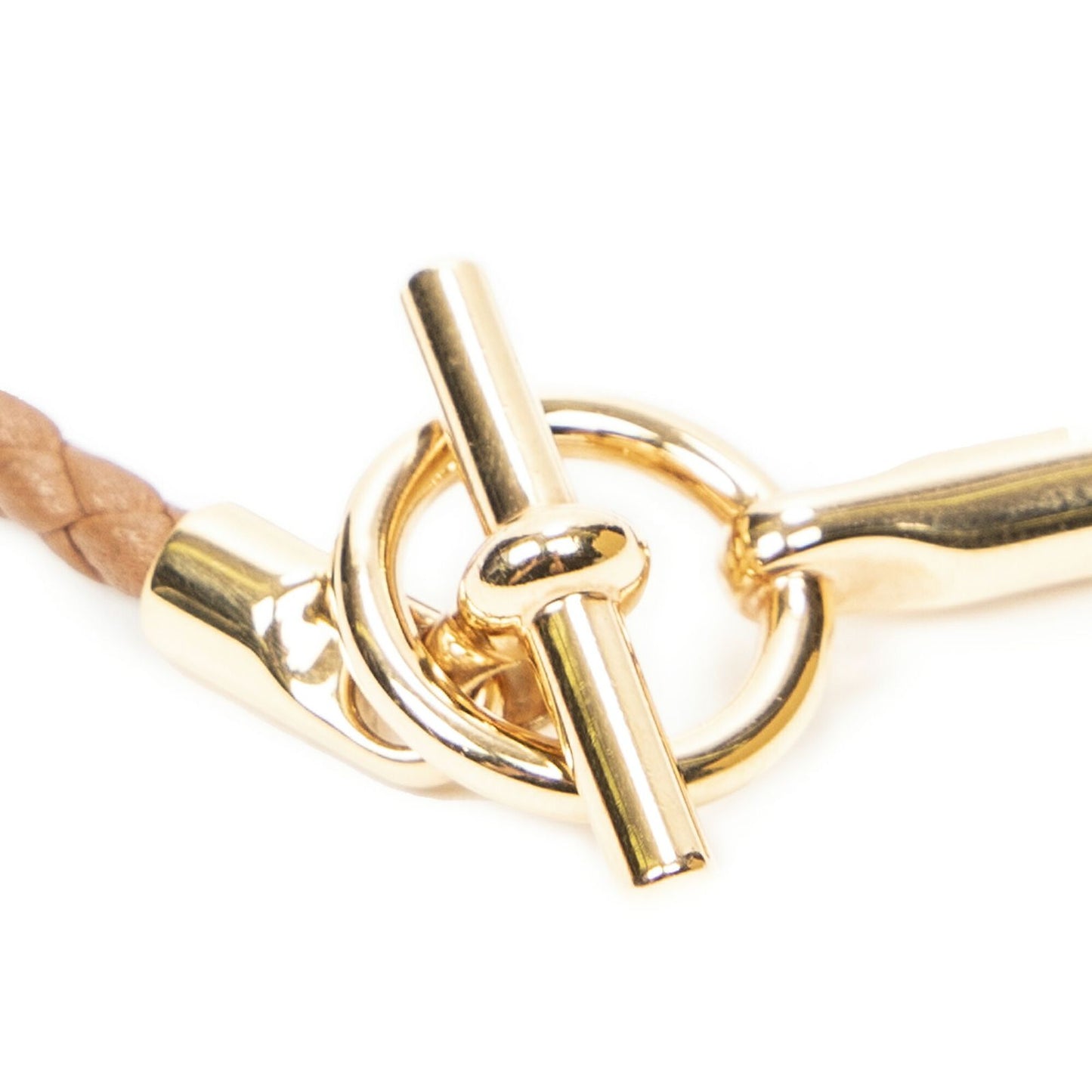 Hermes Glenan Bracelet Brown Aged Calfskin — view 3