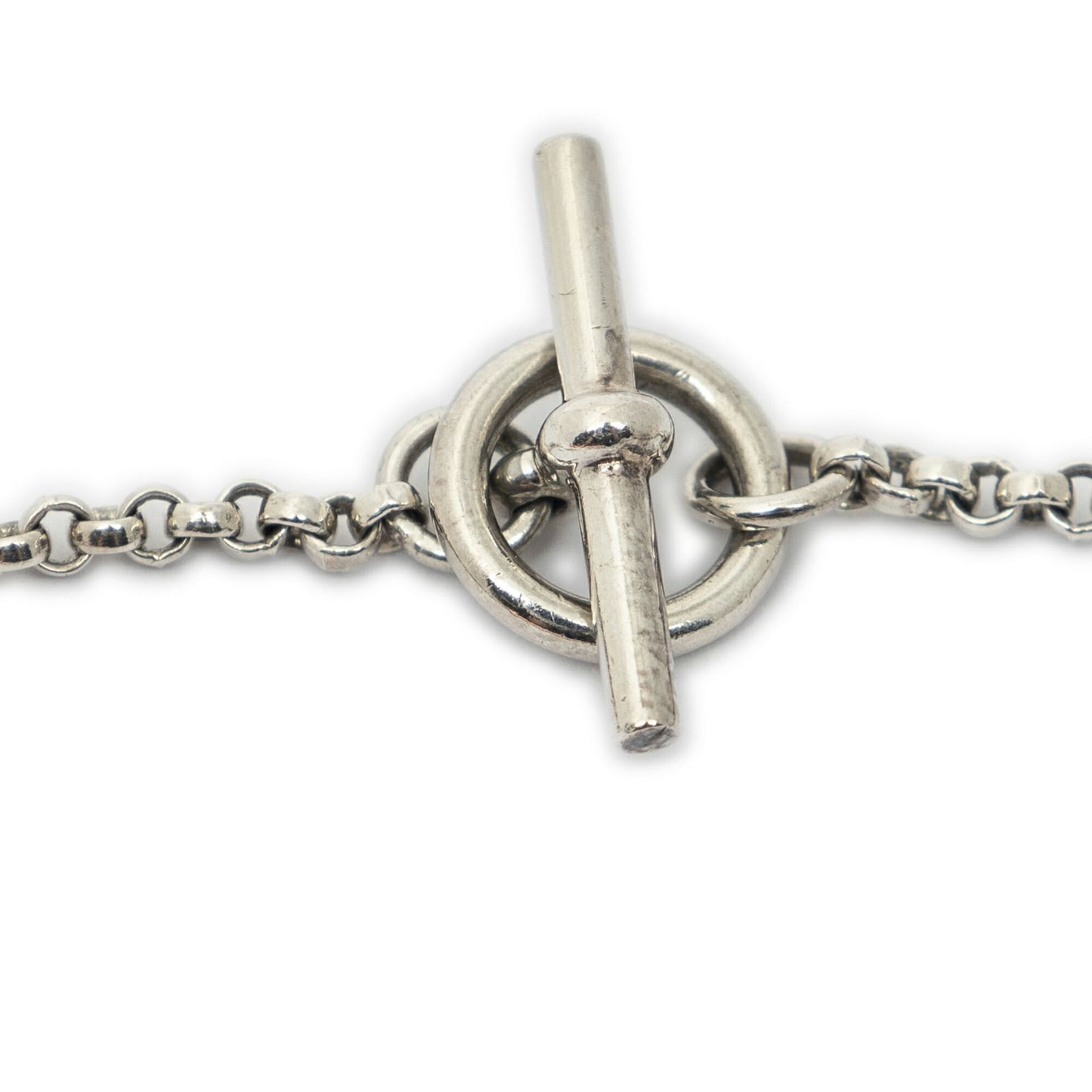 Hermes Mini Ex Libris Bracelet Silver Plated — view 3