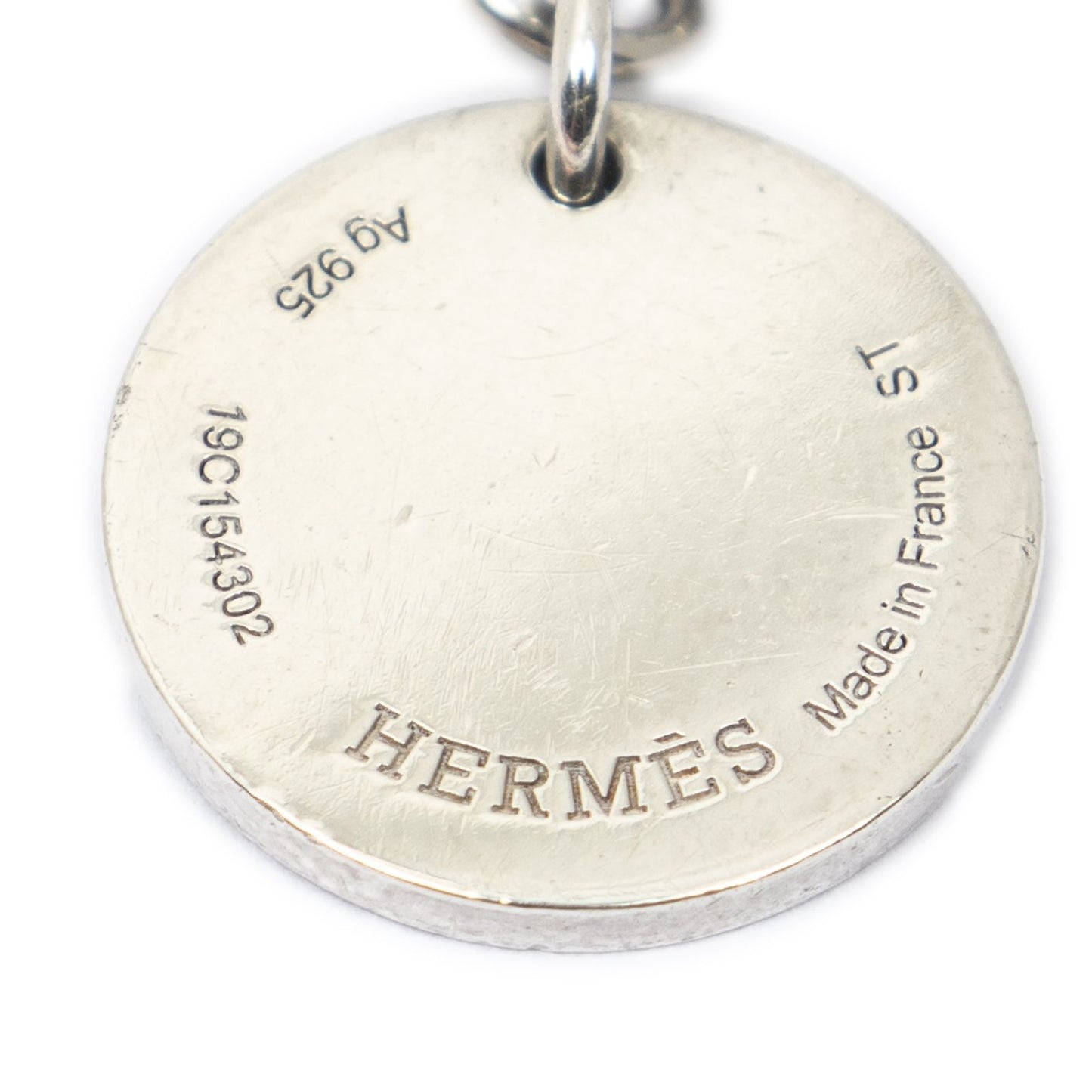 Hermes Mini Ex Libris Bracelet Silver Plated — view 4