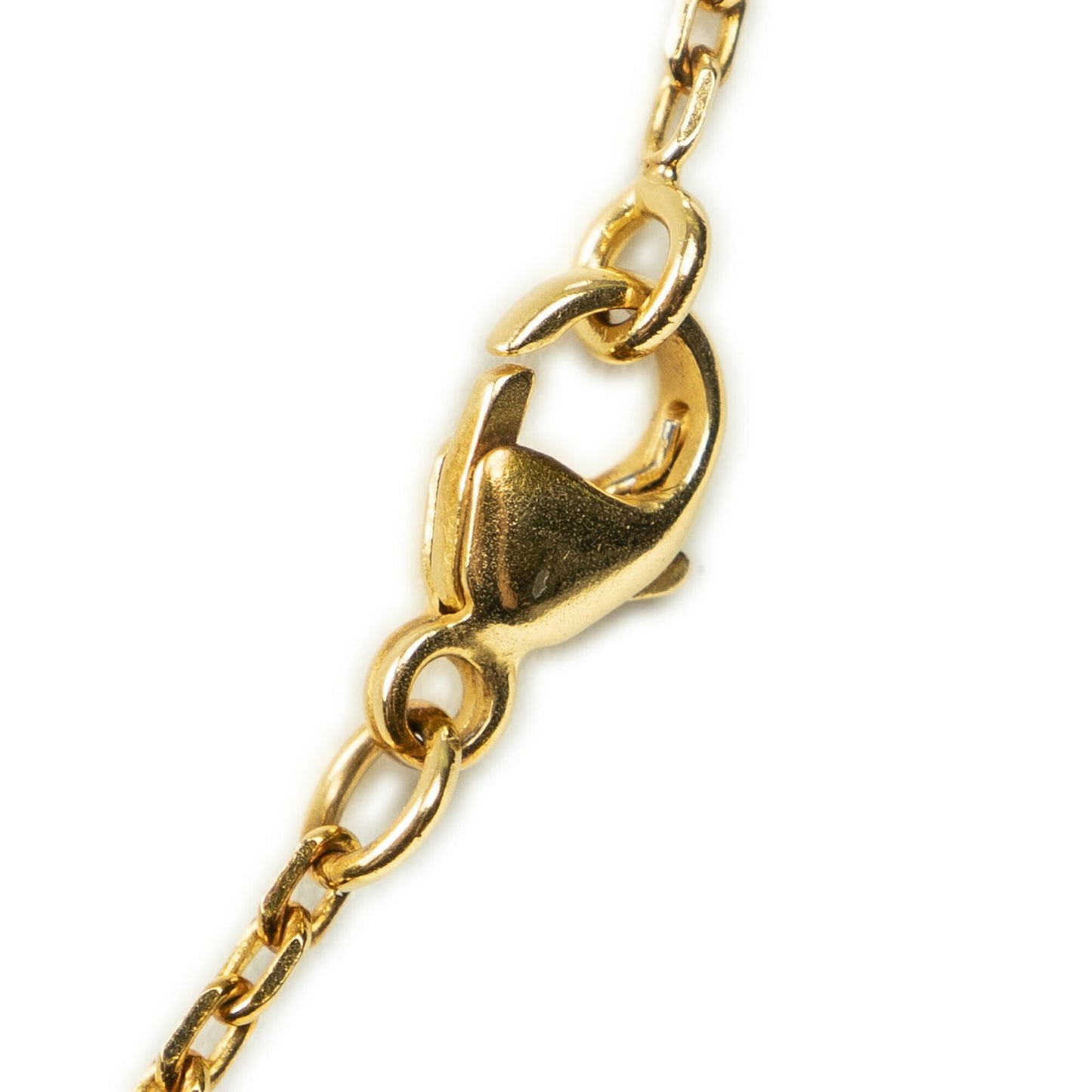 Hermes Mini Pop Pendant Necklace Pink Gold Plated — view 3