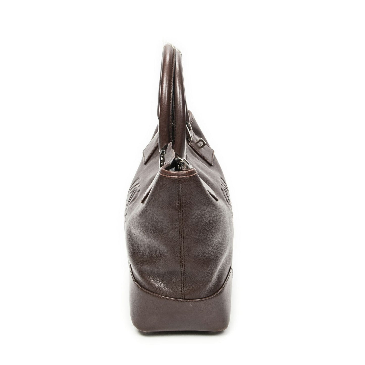Loewe Anagram Tote Dark Brown Calfskin Leather — view 4