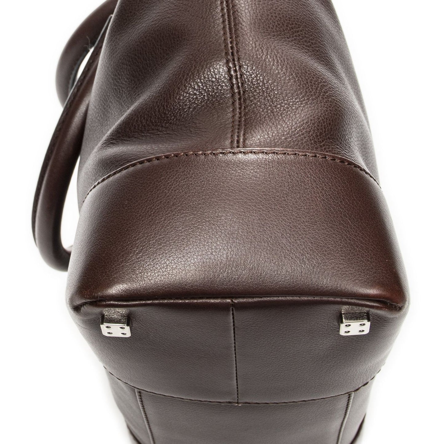 Loewe Anagram Tote Dark Brown Calfskin Leather — view 8
