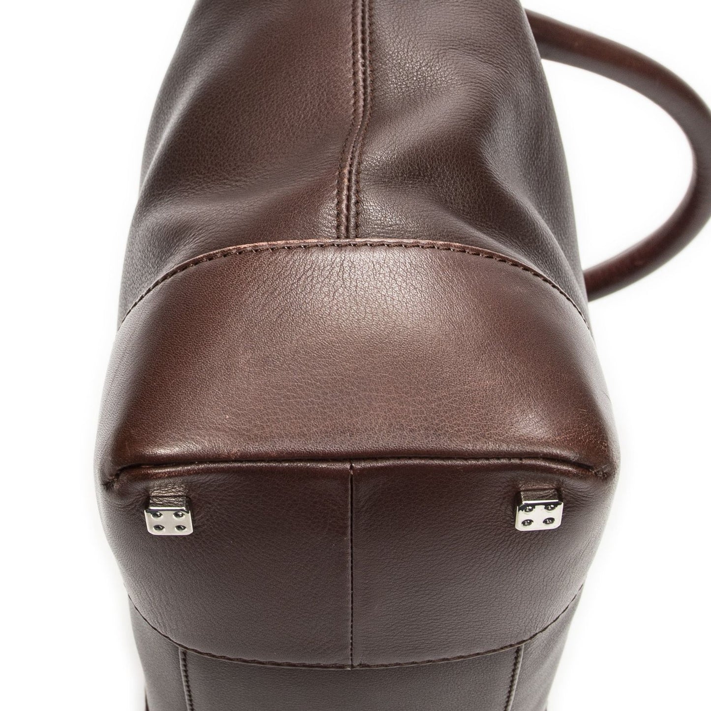 Loewe Anagram Tote Dark Brown Calfskin Leather — view 7