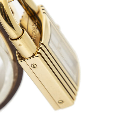 Hermes Kelly Watch Brown Courchevel Leather — view 4