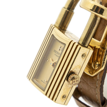 Hermes Kelly Watch Tan Aged Calfskin — view 2
