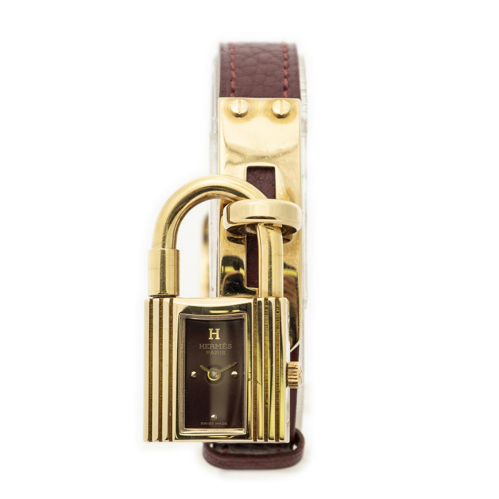 Hermes Kelly Watch Marblenia Leather
