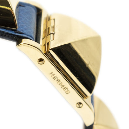 Hermes Medle Watch Blue Courchevel Leather — view 4