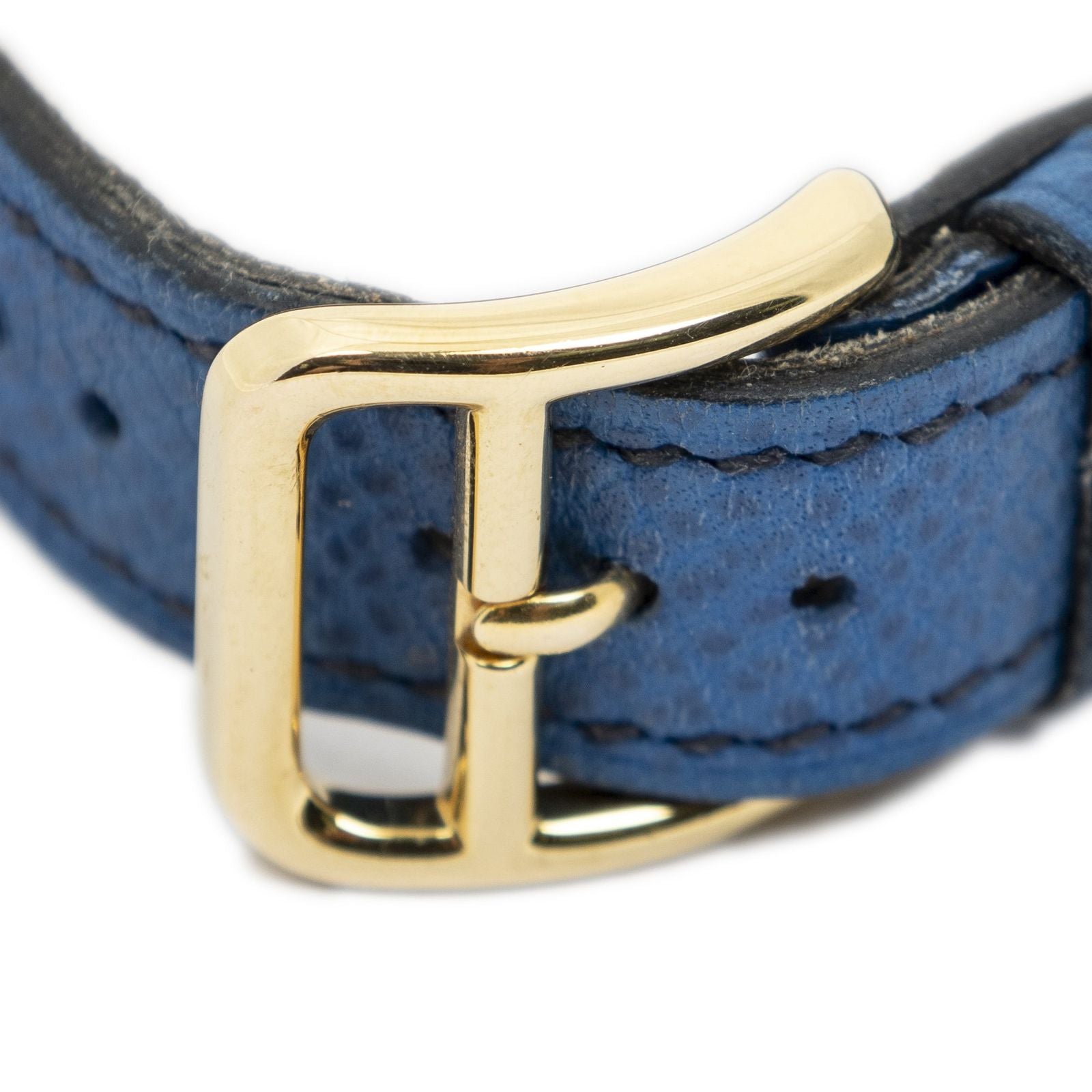 Hermes Medle Watch Blue Courchevel Leather — view 6