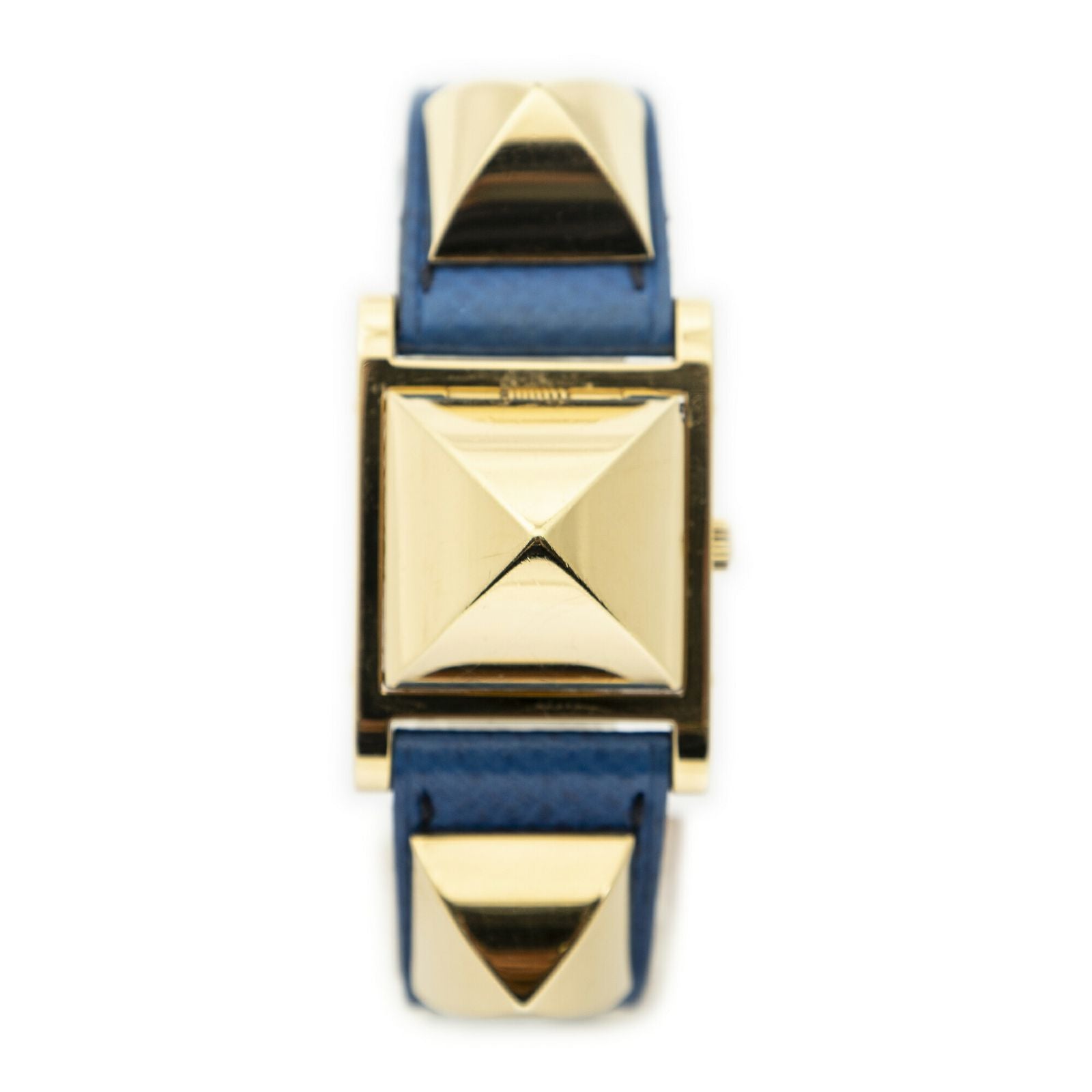 Hermes Medle Watch Blue Courchevel Leather