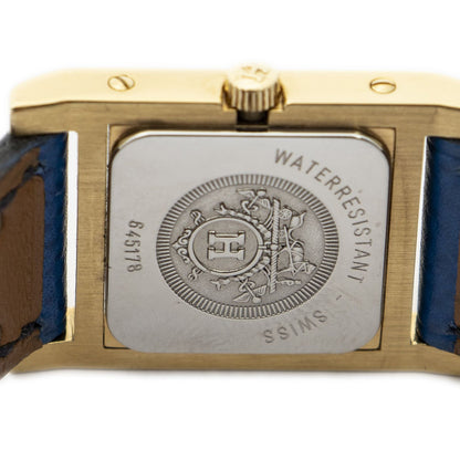 Hermes Medle Watch Blue Courchevel Leather — view 5