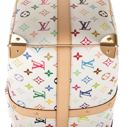 Louis Vuitton Ltd Ed LV Takashi Murakami Keepall Bandouliere Multicolor Monogram — view 8