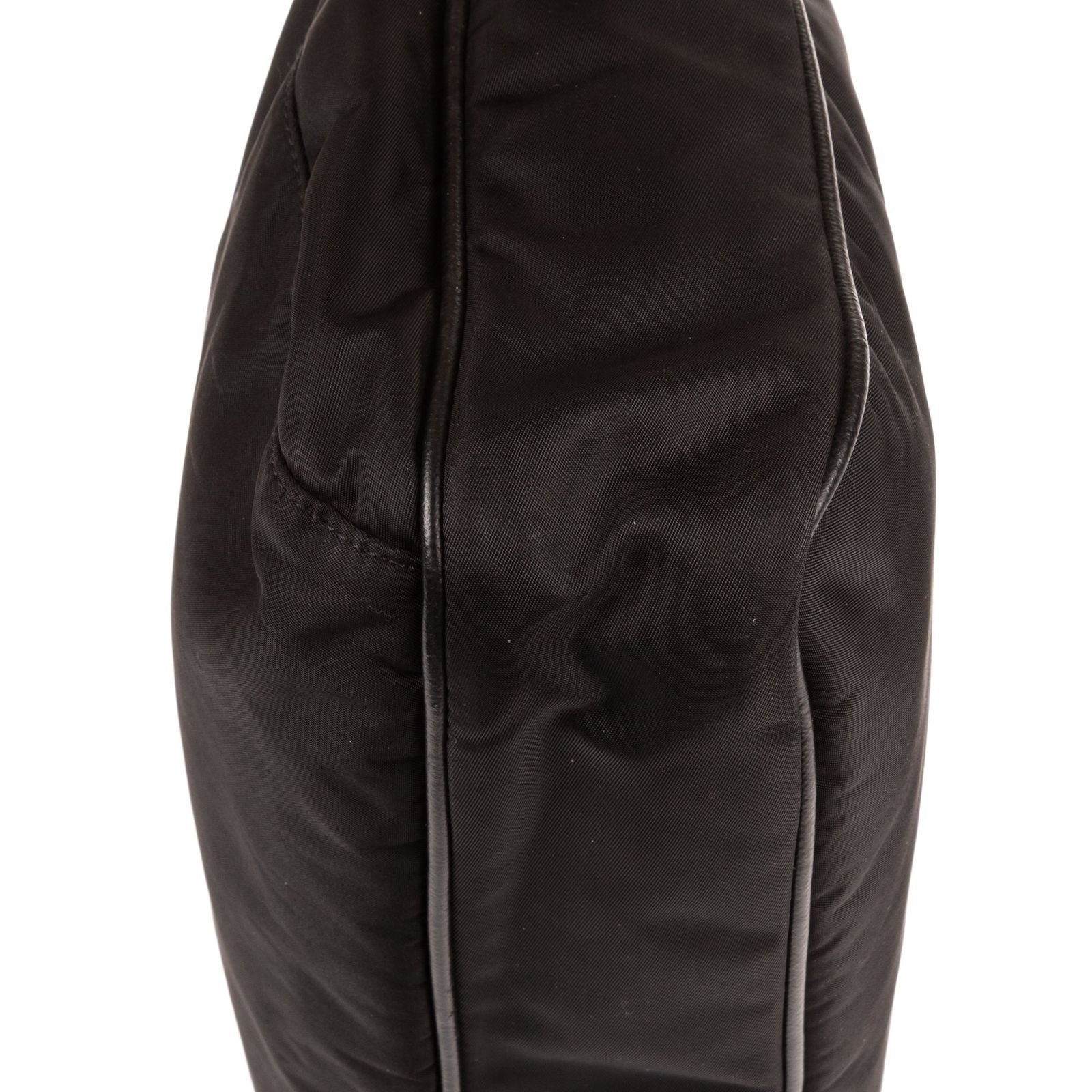 Prada Messenger Nylon Fabric a with Black Saffiano Leather — view 8