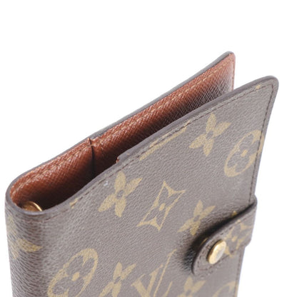 Louis Vuitton Monogram Agenda PM Notebook Cover 6 Hole Schedule Book Leather Ebm — view 3
