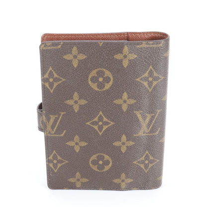 Louis Vuitton Monogram Agenda PM Notebook Cover 6 Hole Schedule Book Leather Ebm — view 2