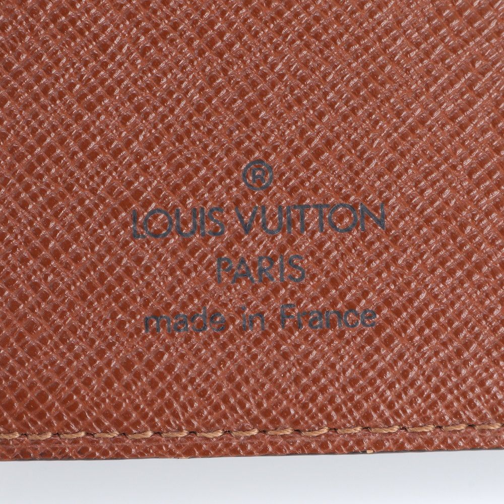 Louis Vuitton Monogram Agenda PM Notebook Cover 6 Hole Schedule Book Leather Ebm — view 8