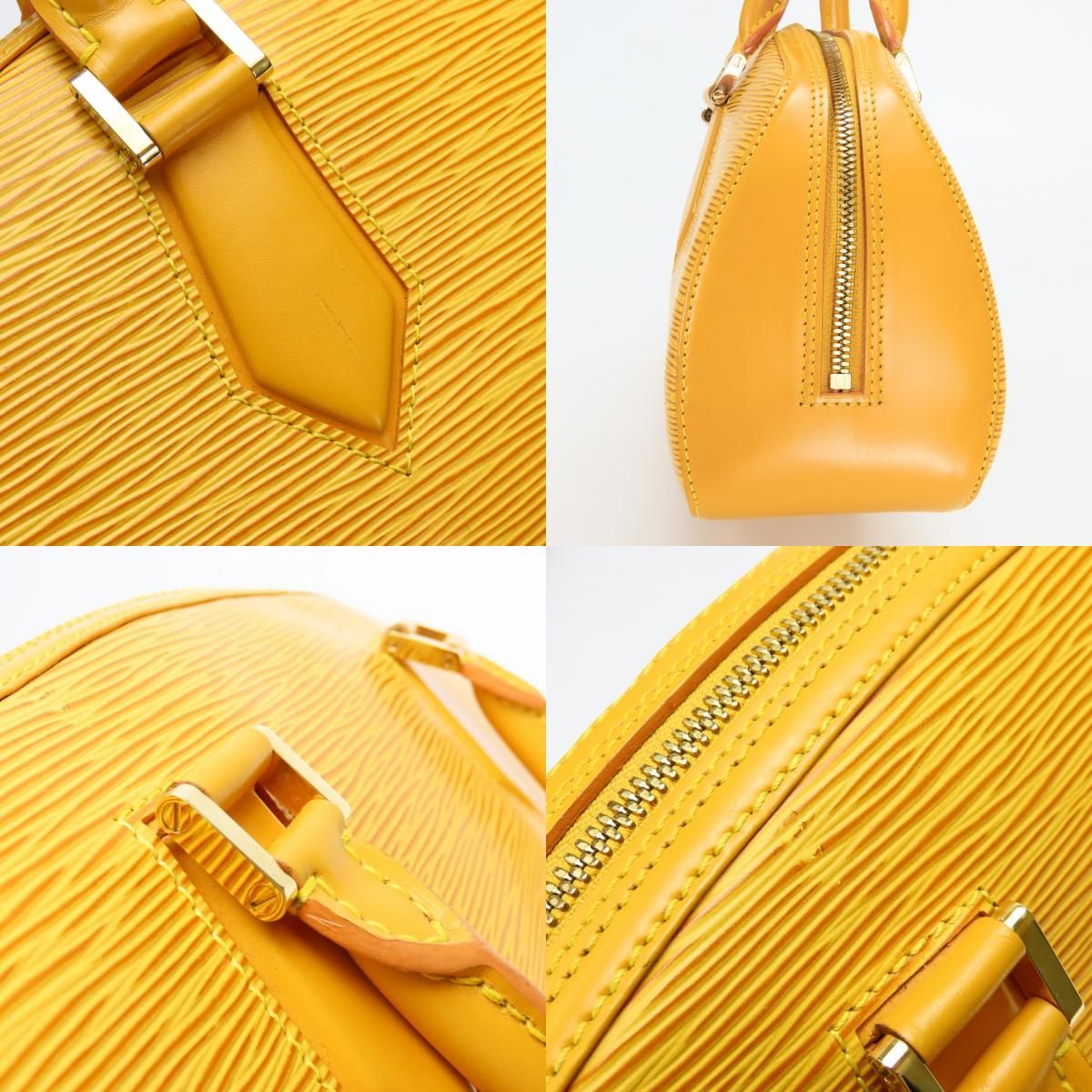 Louis Vuitton Handbag Jasmine Epi Leather Tassiri Yellow Daily Use — view 6