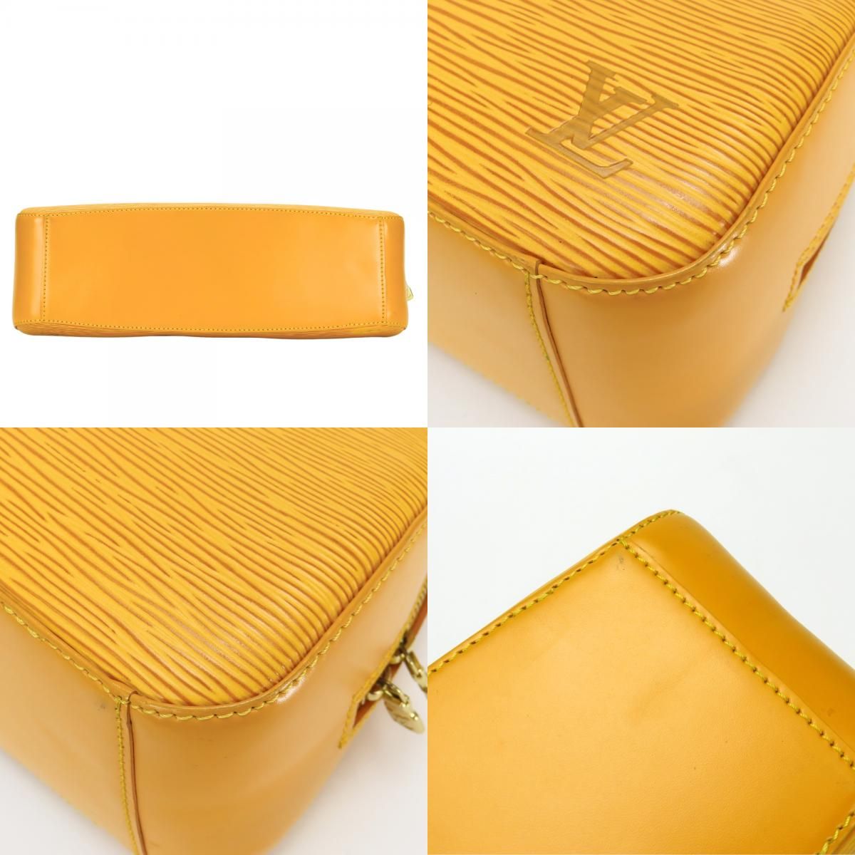 Louis Vuitton Handbag Jasmine Epi Leather Tassiri Yellow Daily Use — view 4
