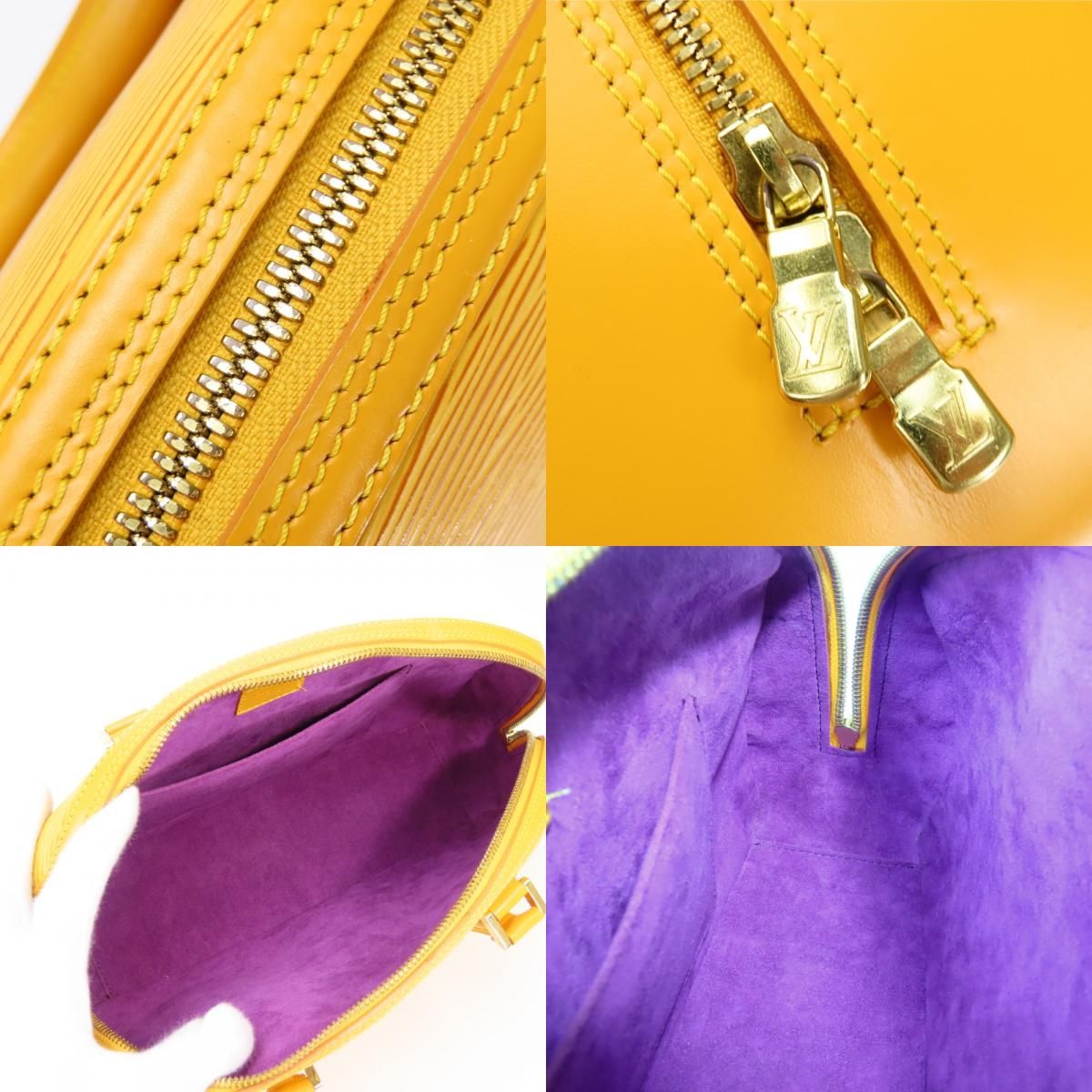 Louis Vuitton Handbag Jasmine Epi Leather Tassiri Yellow Daily Use — view 8