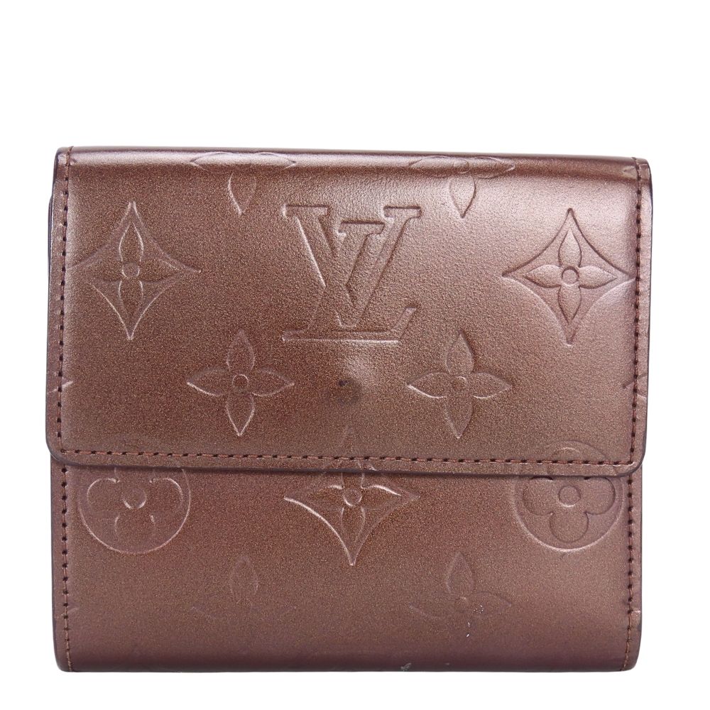 Louis Vuitton Trifold Wallet Porte Monet Billets Cult Cles Monogram Matte — view 2