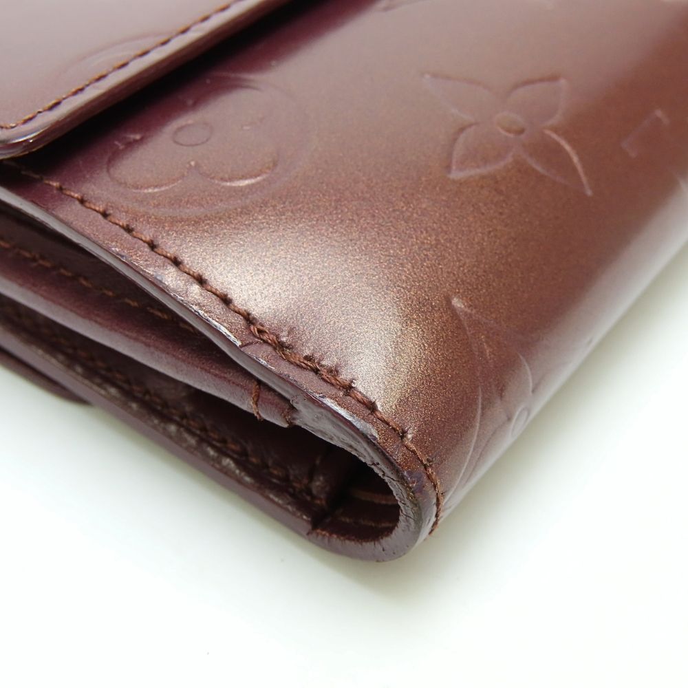 Louis Vuitton Trifold Wallet Porte Monet Billets Cult Cles Monogram Matte — view 4