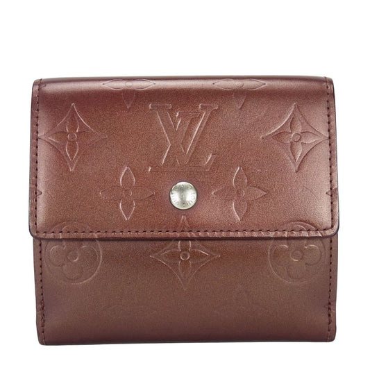 Louis Vuitton Trifold Wallet Porte Monet Billets Cult Cles Monogram Matte