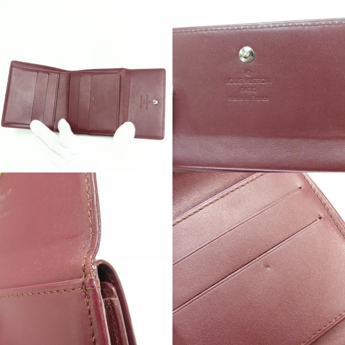Louis Vuitton Trifold Wallet Porte Monet Billets Cult Cles Monogram Matte — view 8