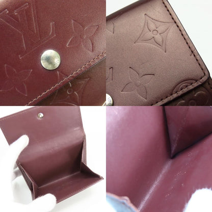 Louis Vuitton Trifold Wallet Porte Monet Billets Cult Cles Monogram Matte — view 6