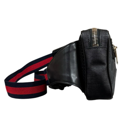 Gucci Sherry Line Belt Bag GG Supreme Canvas Black — view 4