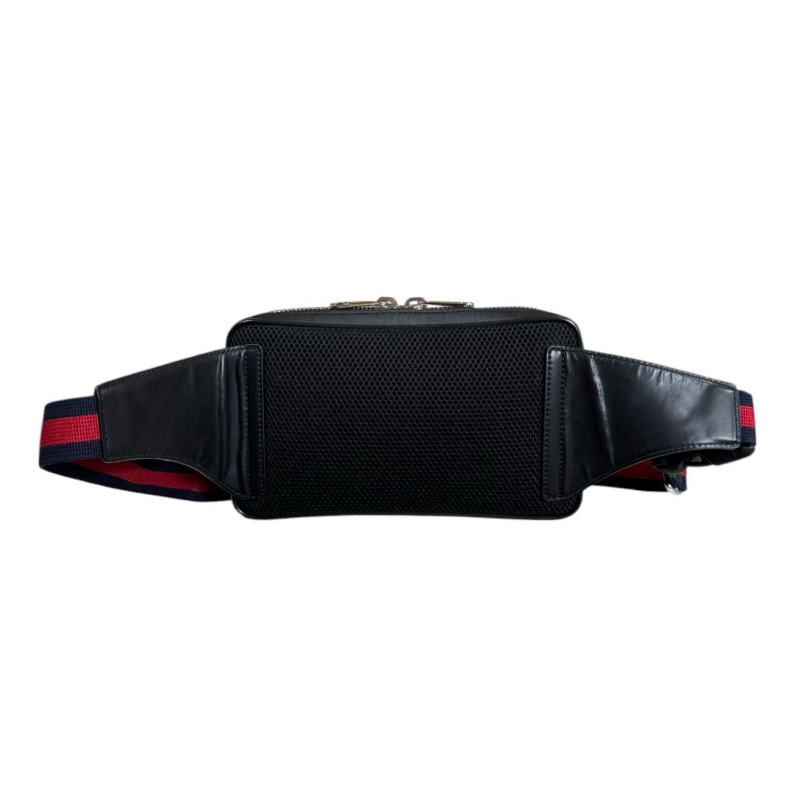 Gucci Sherry Line Belt Bag GG Supreme Canvas Black — view 3