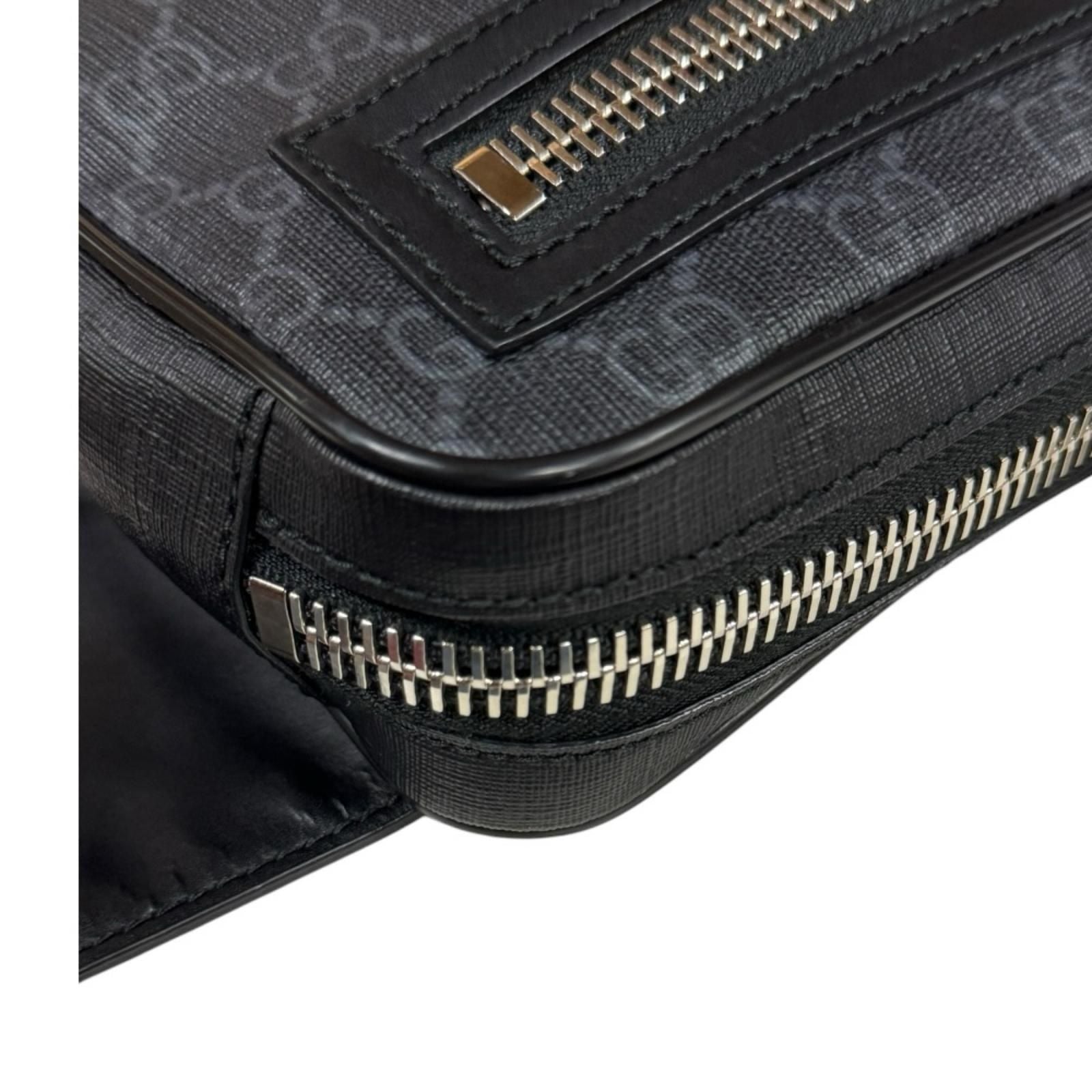 Gucci Sherry Line Belt Bag GG Supreme Canvas Black — view 7