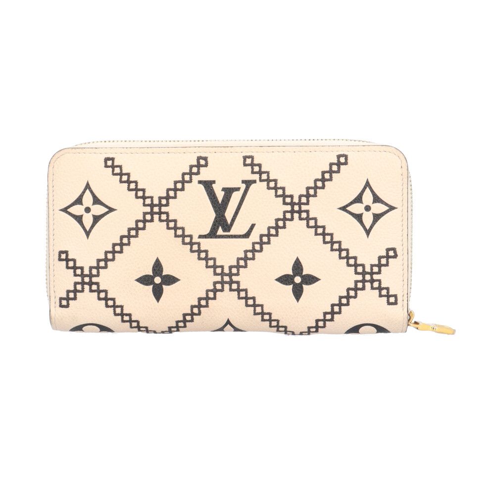 Louis Vuitton Broderie Zippy Wallet Monogram Empreinte Leather — view 2