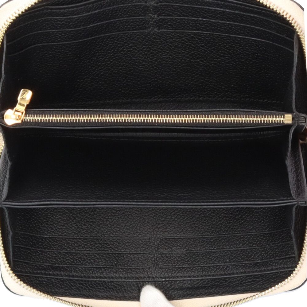 Louis Vuitton Broderie Zippy Wallet Monogram Empreinte Leather — view 6