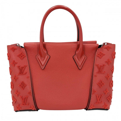 Louis Vuitton 2-Way Monogram Tufting Vert Tote Shoulder Bag Red Silver — view 2